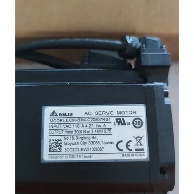 ECM-B3M-C20807RS1 Delta 750W Servo Motor with Key & Oil Seal