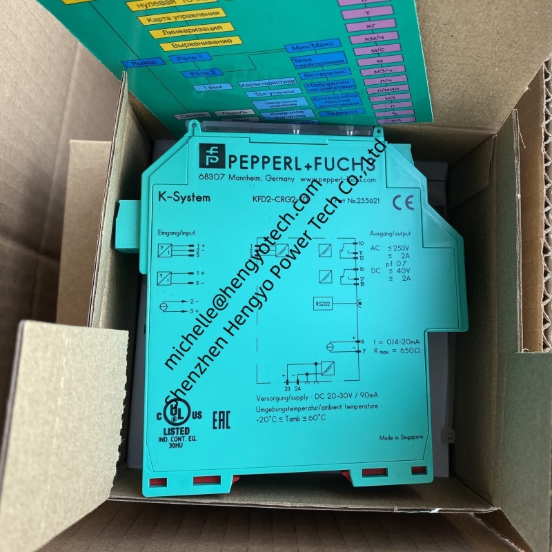 PEPPERL+FUCHS Rotation Speed Monitor KFD2-DWB-Ex1.D Safety Barrier ...